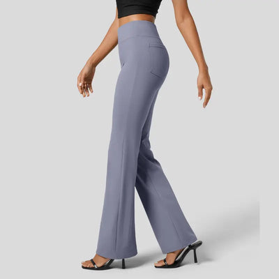High-Waisted Flare Work Pants
