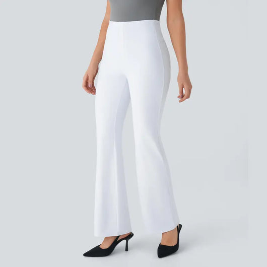 High-Waisted Flare Work Pants