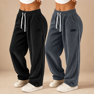 Women's Corduroy Straight-Leg Pants