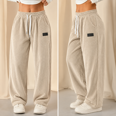 Women's Corduroy Straight-Leg Pants