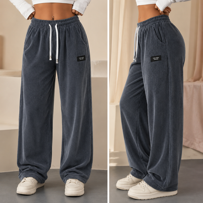 Women's Corduroy Straight-Leg Pants