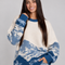 Oversized Graphic Knit Sweater