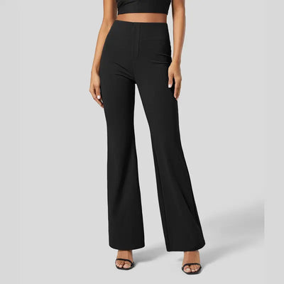 High-Waisted Flare Work Pants