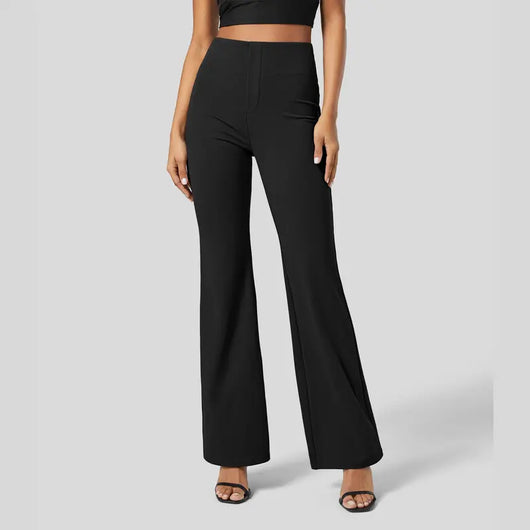 High-Waisted Flare Work Pants