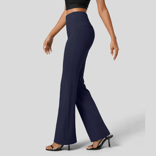 High-Waisted Flare Work Pants